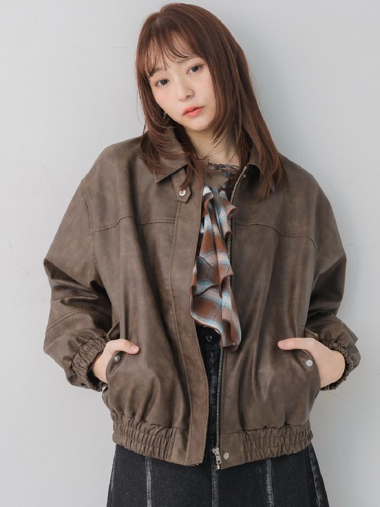 レトロガール RETRO GIRL 2wayFレザーBZ （BLK1） BLK1