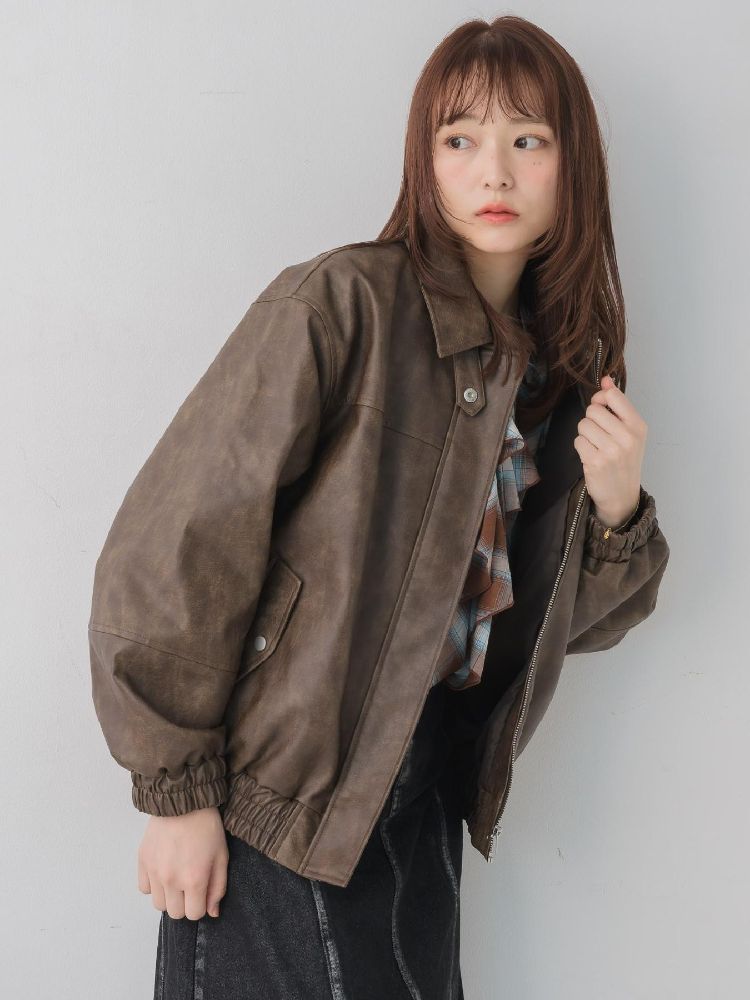レトロガール RETRO GIRL 2wayFレザーBZ （BLK1） BLK1