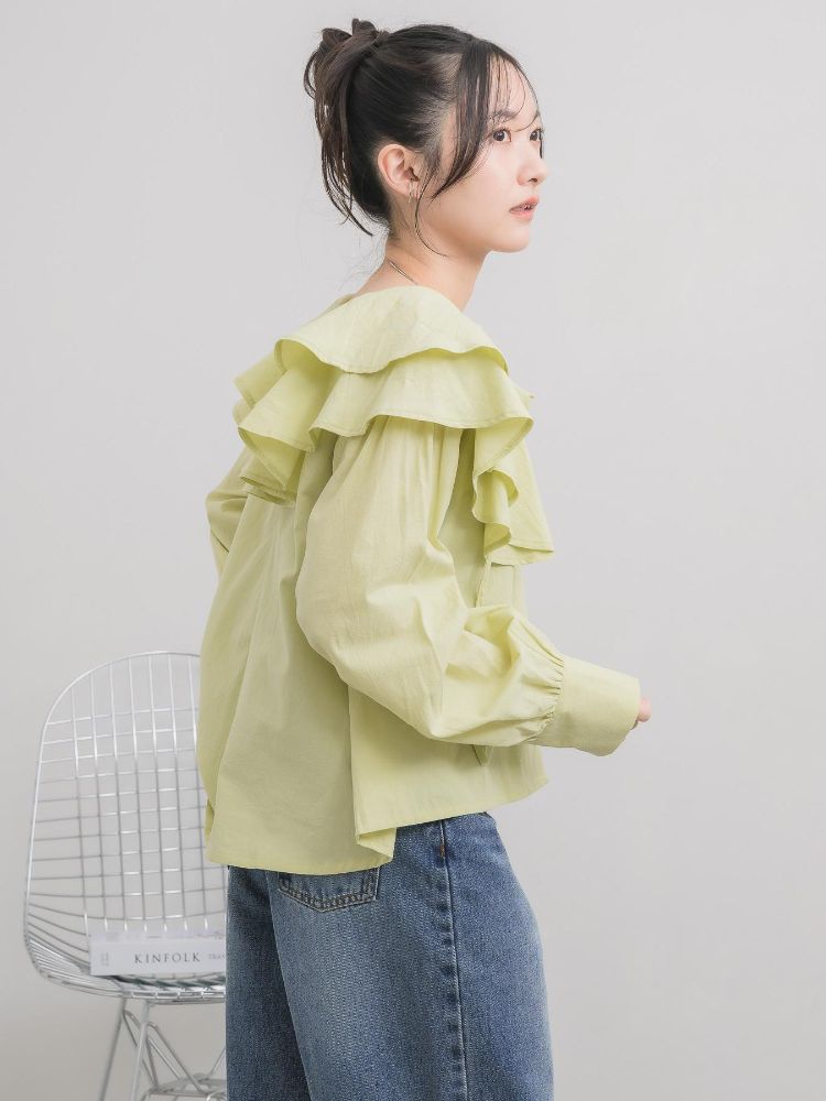 レトロガール RETRO GIRL ダブルフリルカラーBL （GRN0） GRN0