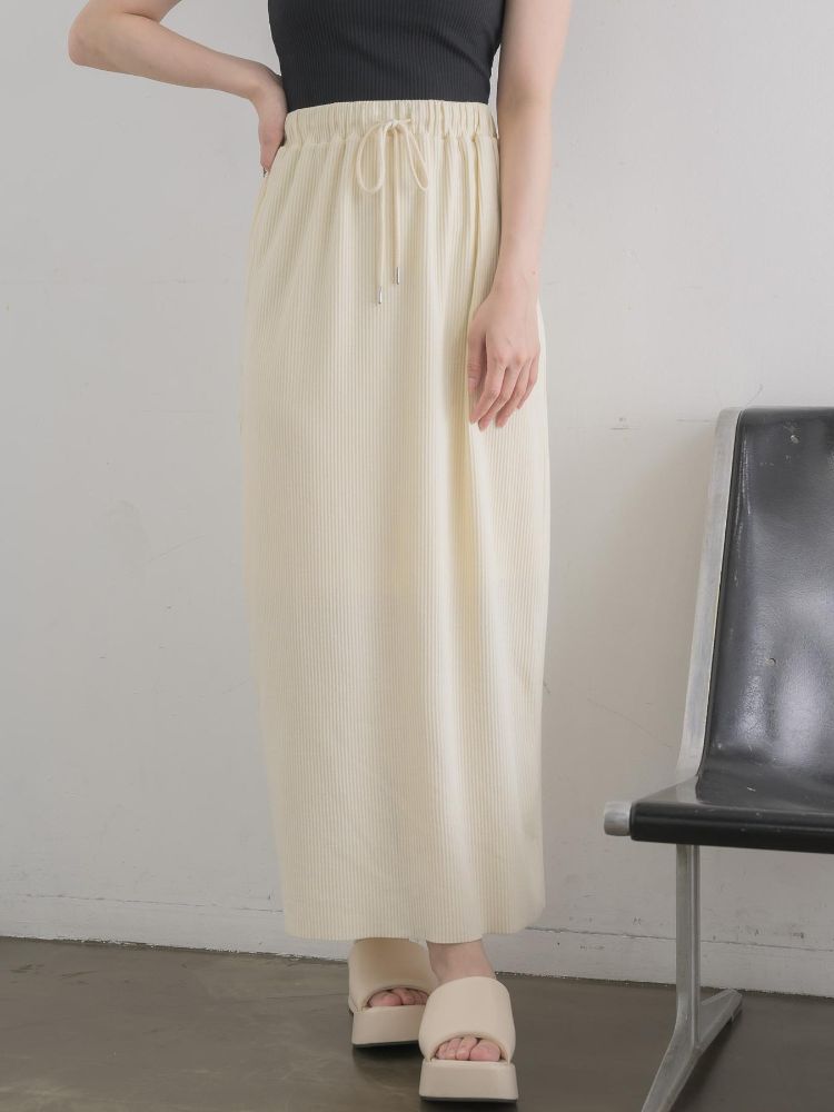 レトロガール RETRO GIRL リブニットSK （WHT3） WHT3