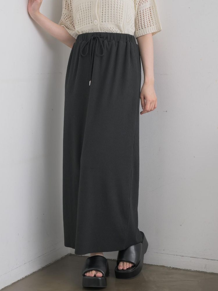 レトロガール RETRO GIRL リブニットSK （BLK1） BLK1