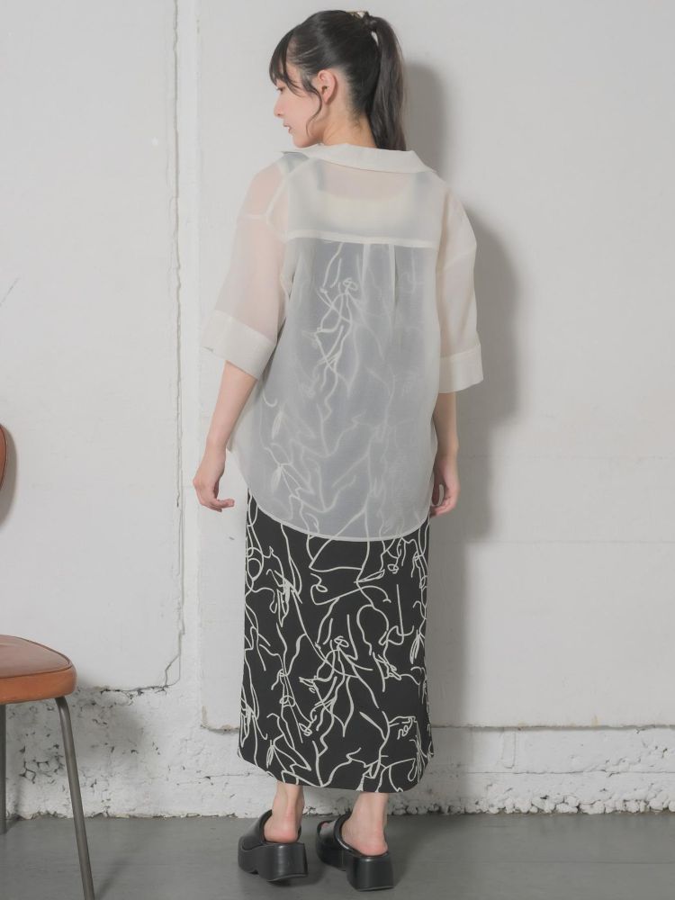 レトロガール RETRO GIRL 開襟SH （WHT2） WHT2