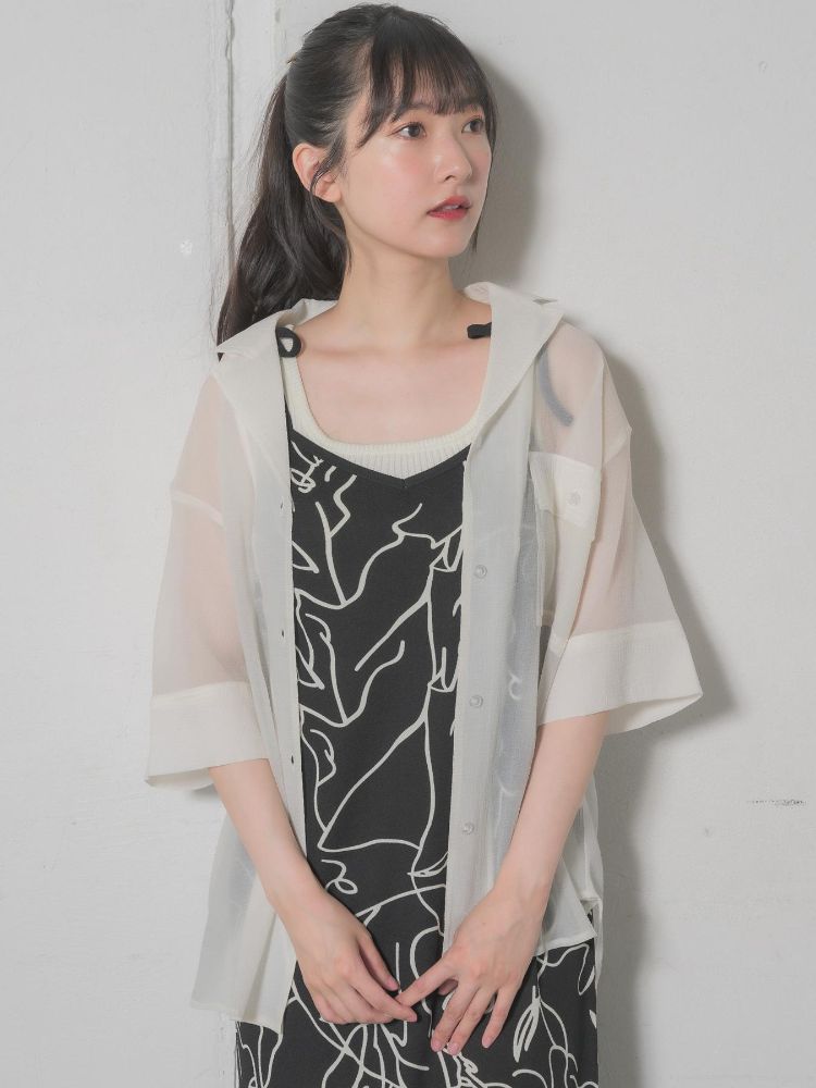 レトロガール RETRO GIRL 開襟SH （WHT2） WHT2