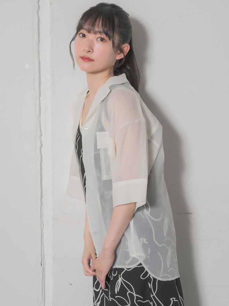 レトロガール RETRO GIRL 開襟SH （WHT2） WHT2