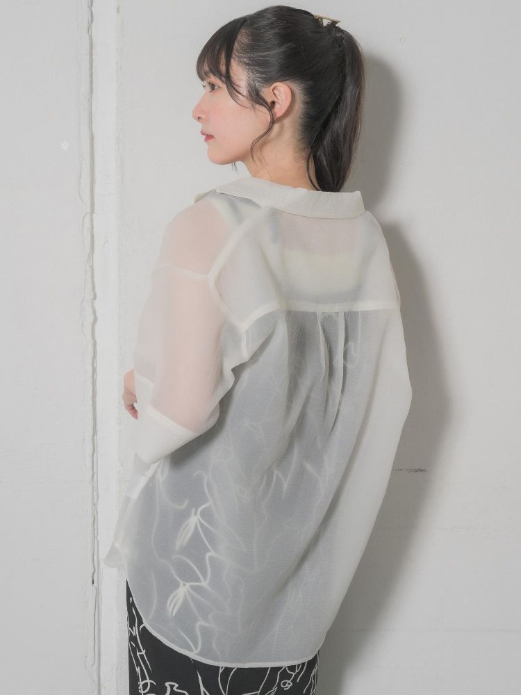 レトロガール RETRO GIRL 開襟SH （WHT2） WHT2