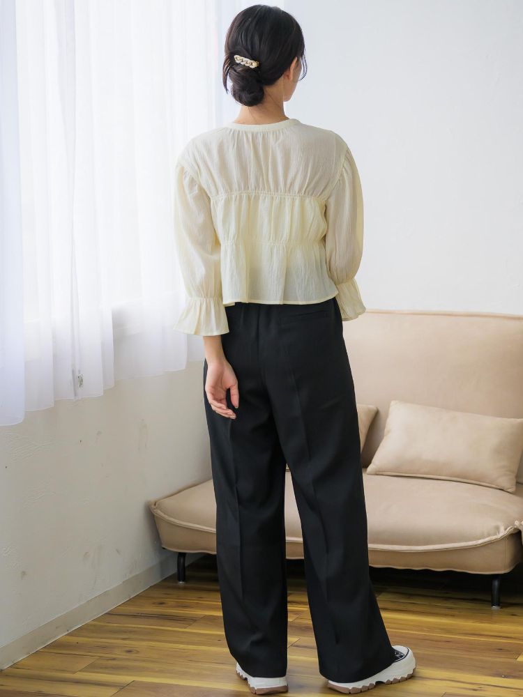 レトロガール RETRO GIRL シャーリングリボンBL （BLK1） BLK1
