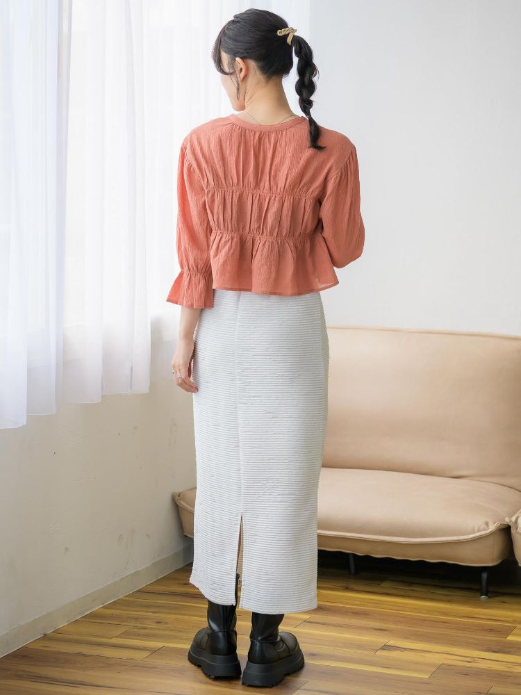 レトロガール RETRO GIRL シャーリングリボンBL （BLK1） BLK1