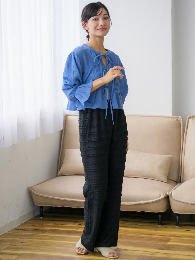 レトロガール RETRO GIRL シャーリングリボンBL （BLK1） BLK1