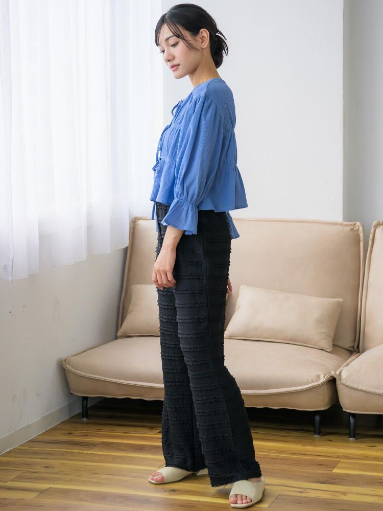 レトロガール RETRO GIRL シャーリングリボンBL （BLK1） BLK1