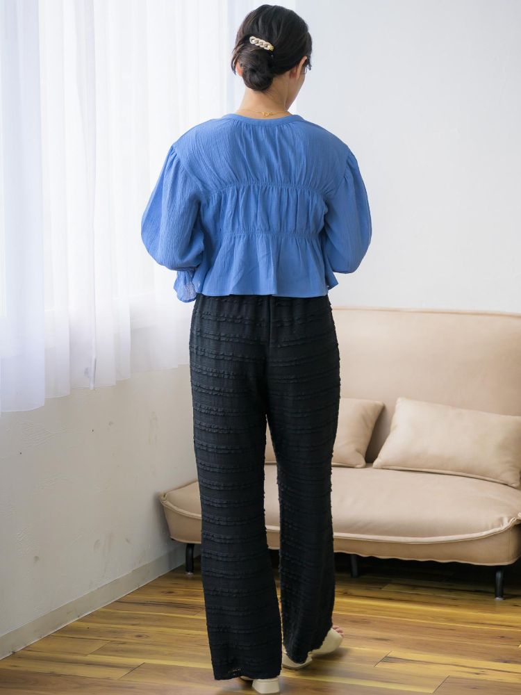 レトロガール RETRO GIRL シャーリングリボンBL （BLK1） BLK1