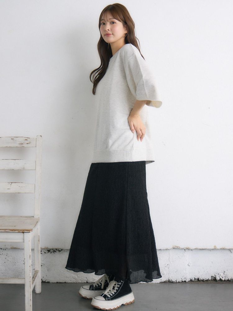 レトロガール RETRO GIRL ピグメント裏毛PO （P/WHT） P/WHT