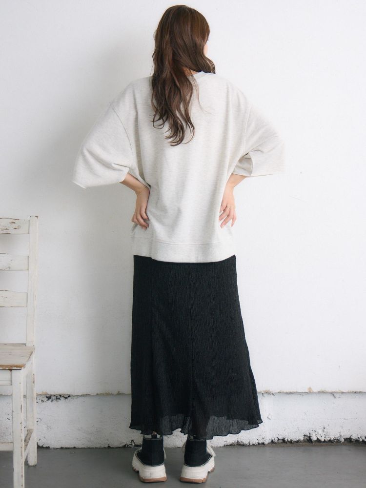レトロガール RETRO GIRL ピグメント裏毛PO （P/WHT） P/WHT