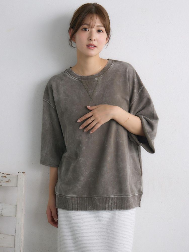 レトロガール RETRO GIRL ピグメント裏毛PO （P/WHT） P/WHT