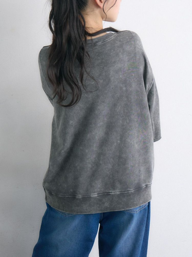 レトロガール RETRO GIRL ピグメント裏毛PO （P/WHT） P/WHT