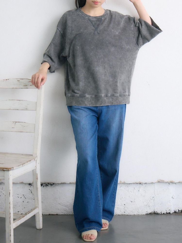 レトロガール RETRO GIRL ピグメント裏毛PO （P/WHT） P/WHT