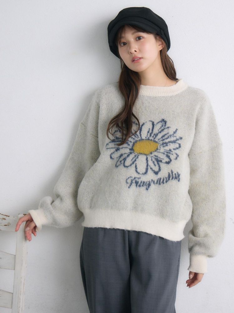 レトロガール RETRO GIRL 花柄ジャガードNTPO （WHT4） WHT4