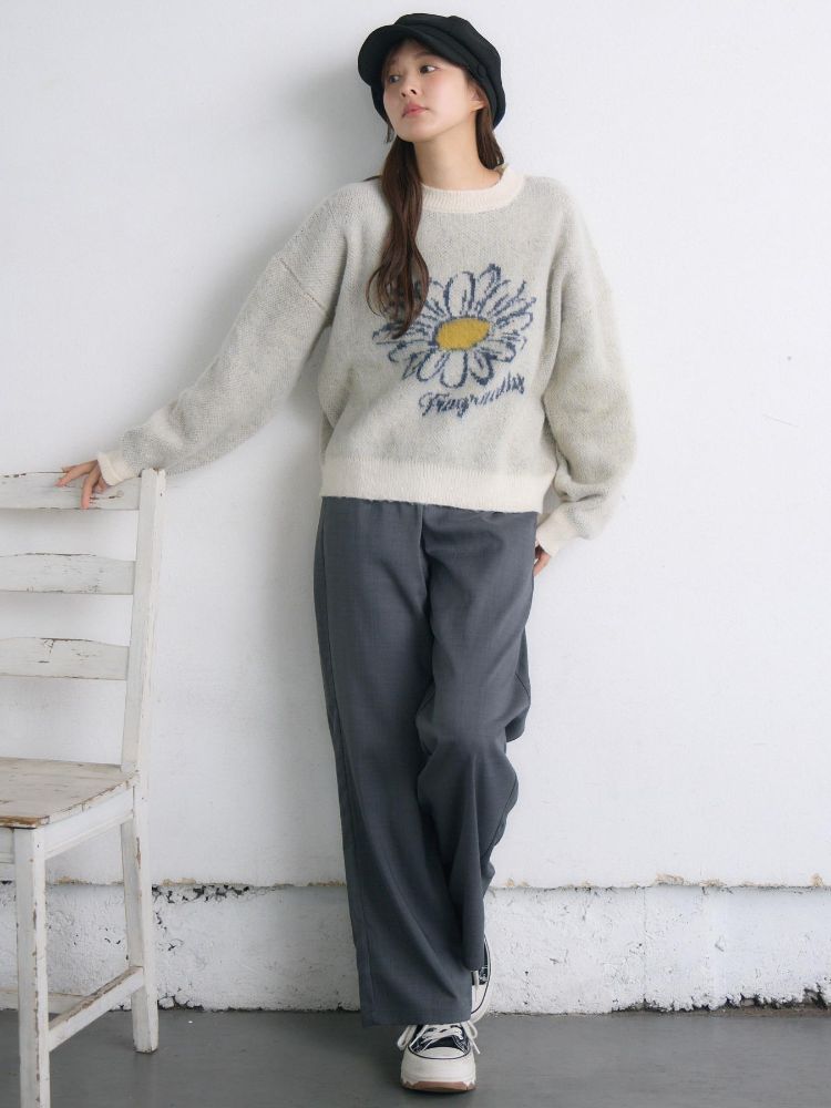 レトロガール RETRO GIRL 花柄ジャガードNTPO （WHT4） WHT4