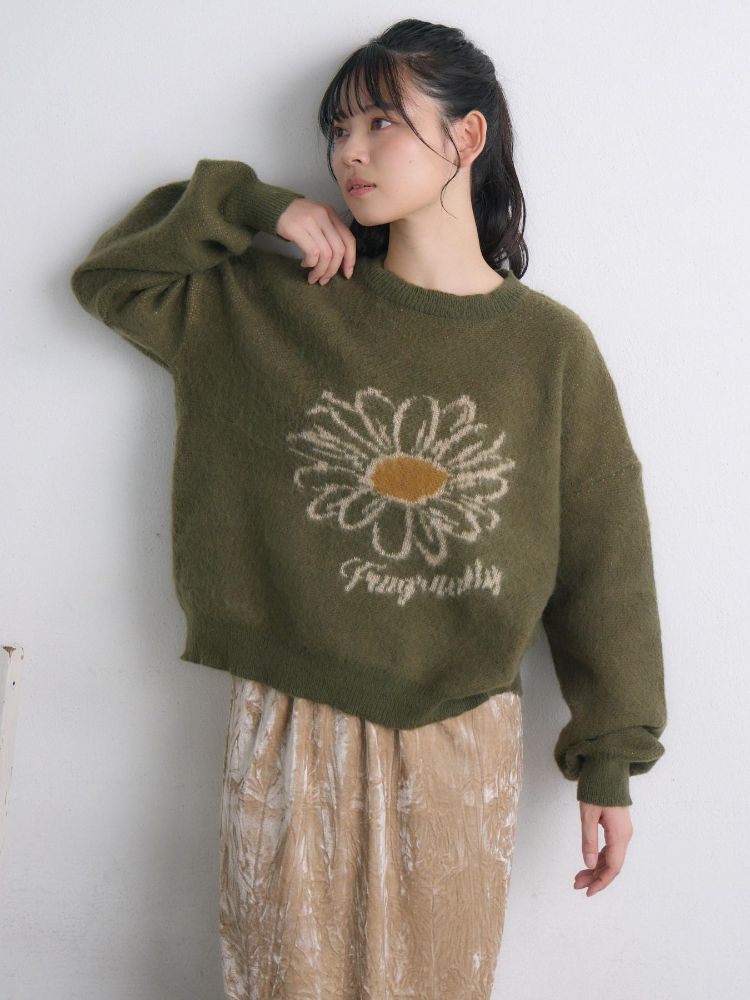 レトロガール RETRO GIRL 花柄ジャガードNTPO （WHT4） WHT4