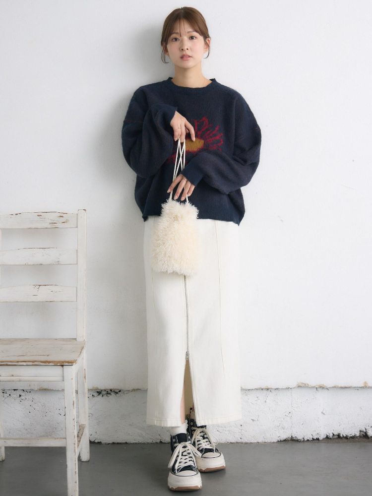 レトロガール RETRO GIRL 花柄ジャガードNTPO （WHT4） WHT4