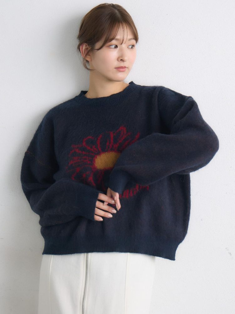 レトロガール RETRO GIRL 花柄ジャガードNTPO （WHT4） WHT4
