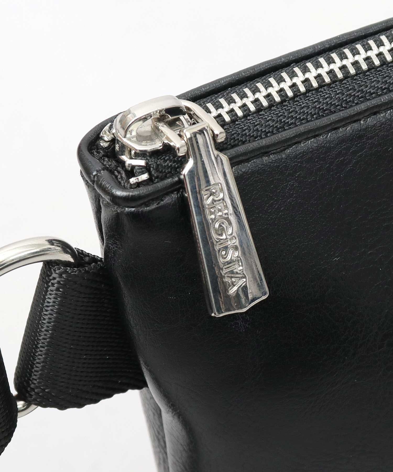 レジスタ REGiSTA ショルダーバッグ 縦型 ミニショルダーバッグ スプリットレザー 牛床革
