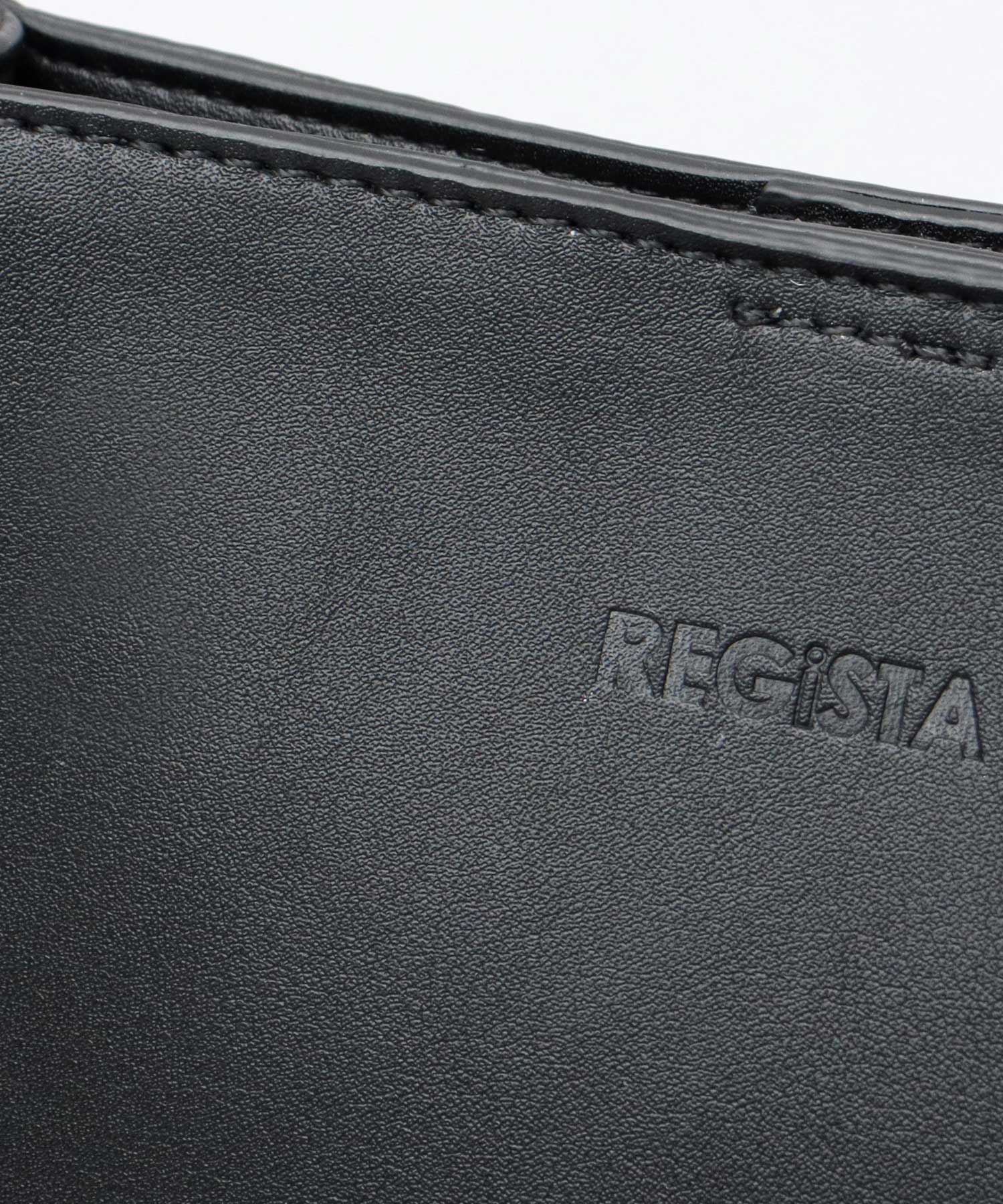 レジスタ REGiSTA スプリットレザー（牛床革） スクエア ミニショルダーバッグ （ブラック-A(シボ)） ブラック-A(シボ)