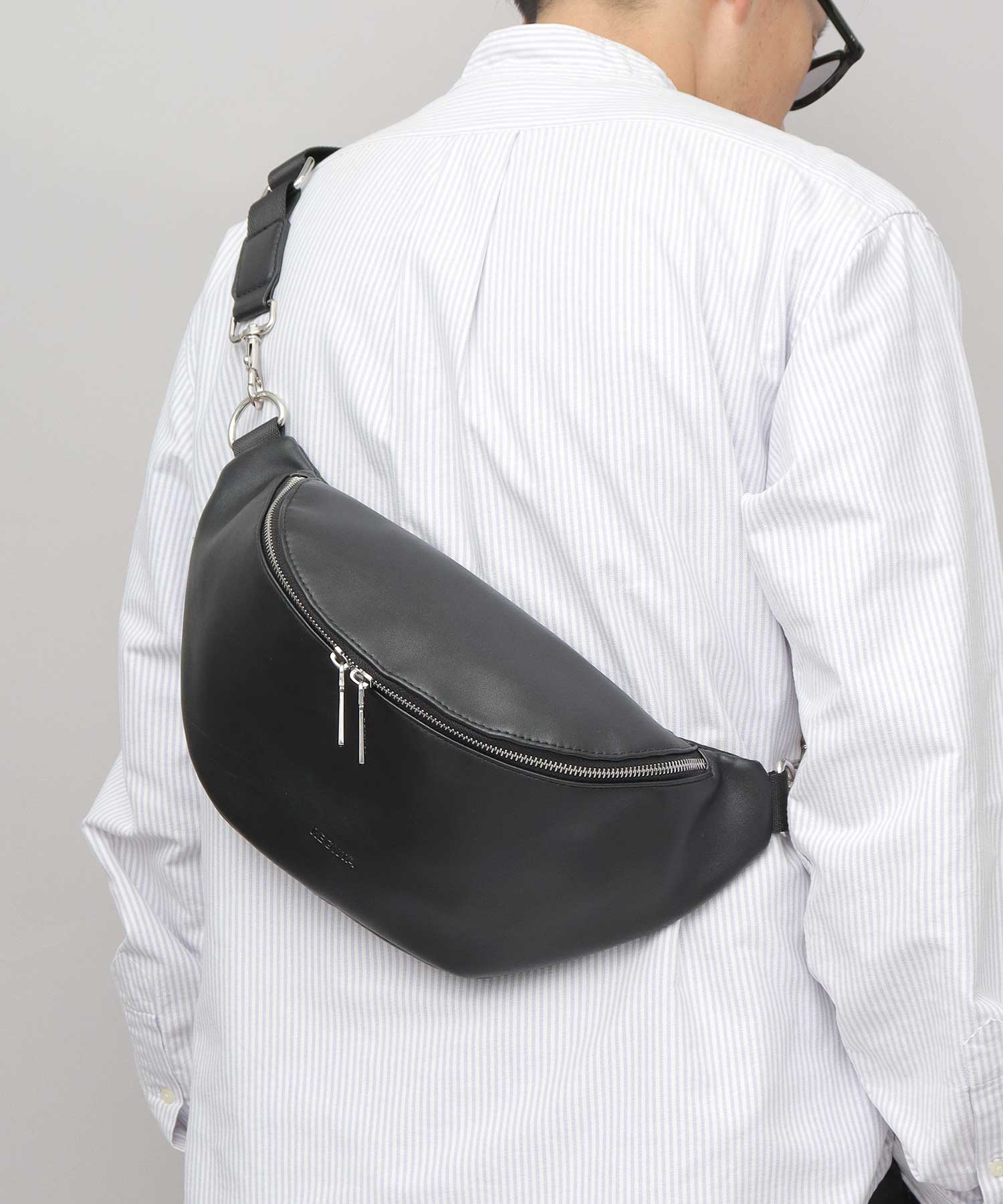 REGiSTA Waist Bag Waist Pouch Cowhide Leather