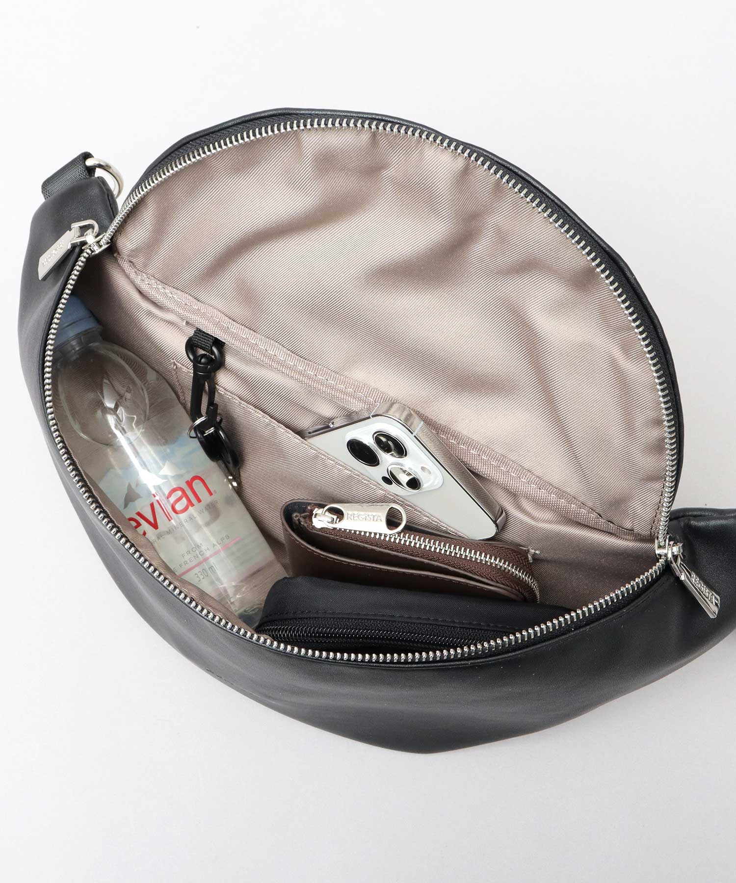 REGiSTA Waist Bag Waist Pouch Cowhide Leather