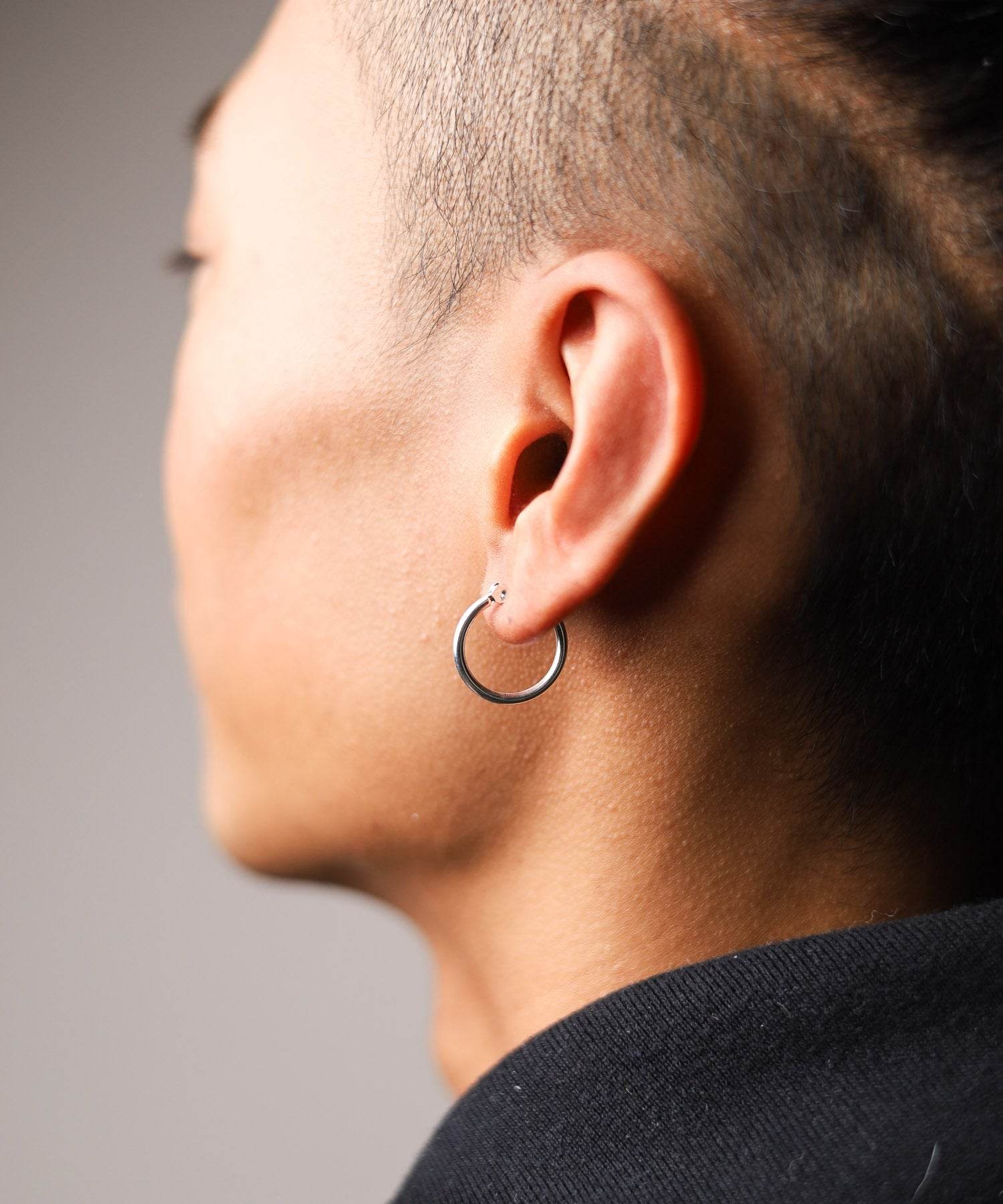 ARMG Pledge Silver 925 Hoop Earrings Mini