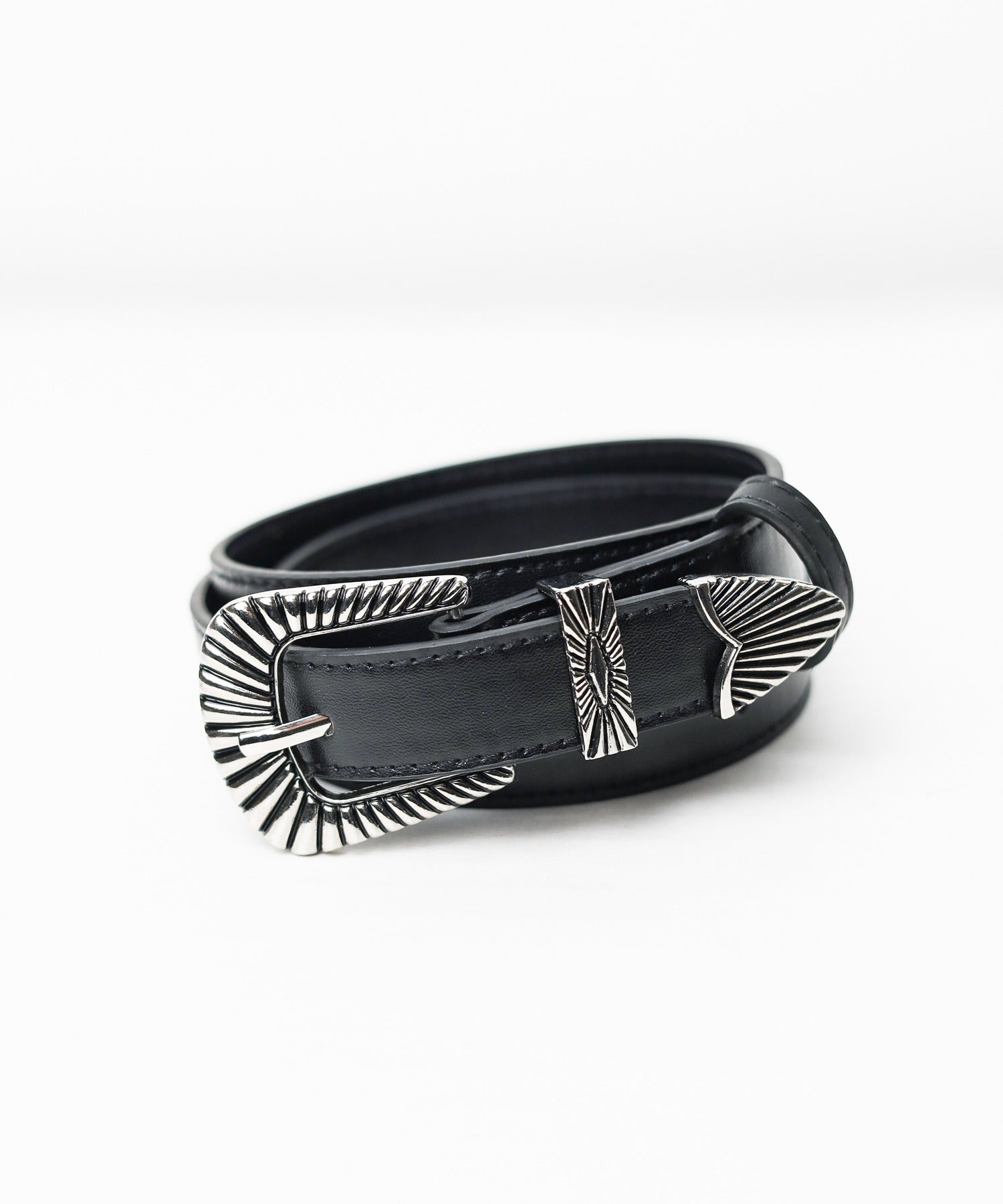 AR/MG 【AL23007】 Western Solid Buckle Belt