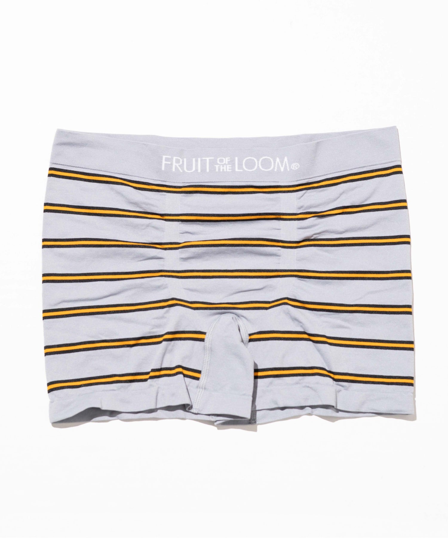 エーアールエムジー ar/mg 【FRUIT OF THE LOOM】ボーダー成型ボクサー 【返品不可商品】 （グレー） グレー