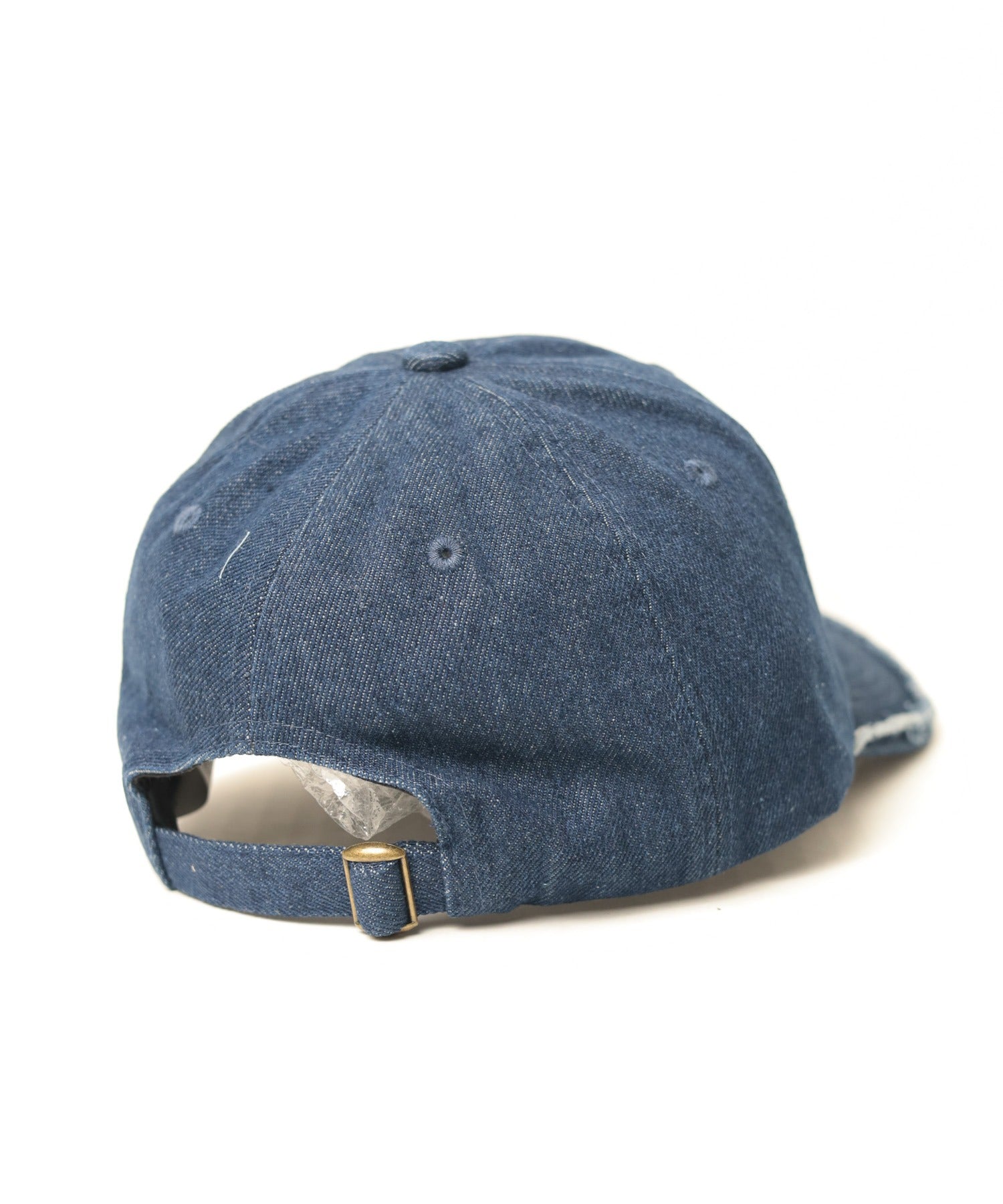 エーアールエムジー ar/mg 【FRUIT OF THE LOOM 】DAMAGE DENIM CAP （ライトインディゴブルー） ライトインディゴブルー