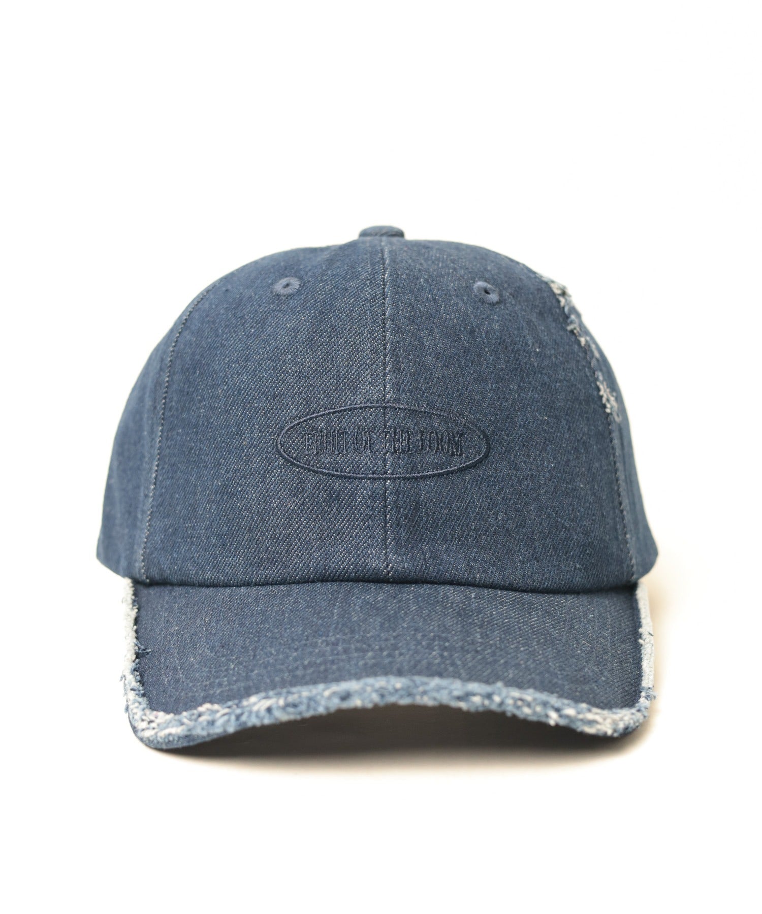 エーアールエムジー ar/mg 【FRUIT OF THE LOOM 】DAMAGE DENIM CAP （インディゴブルー） インディゴブルー