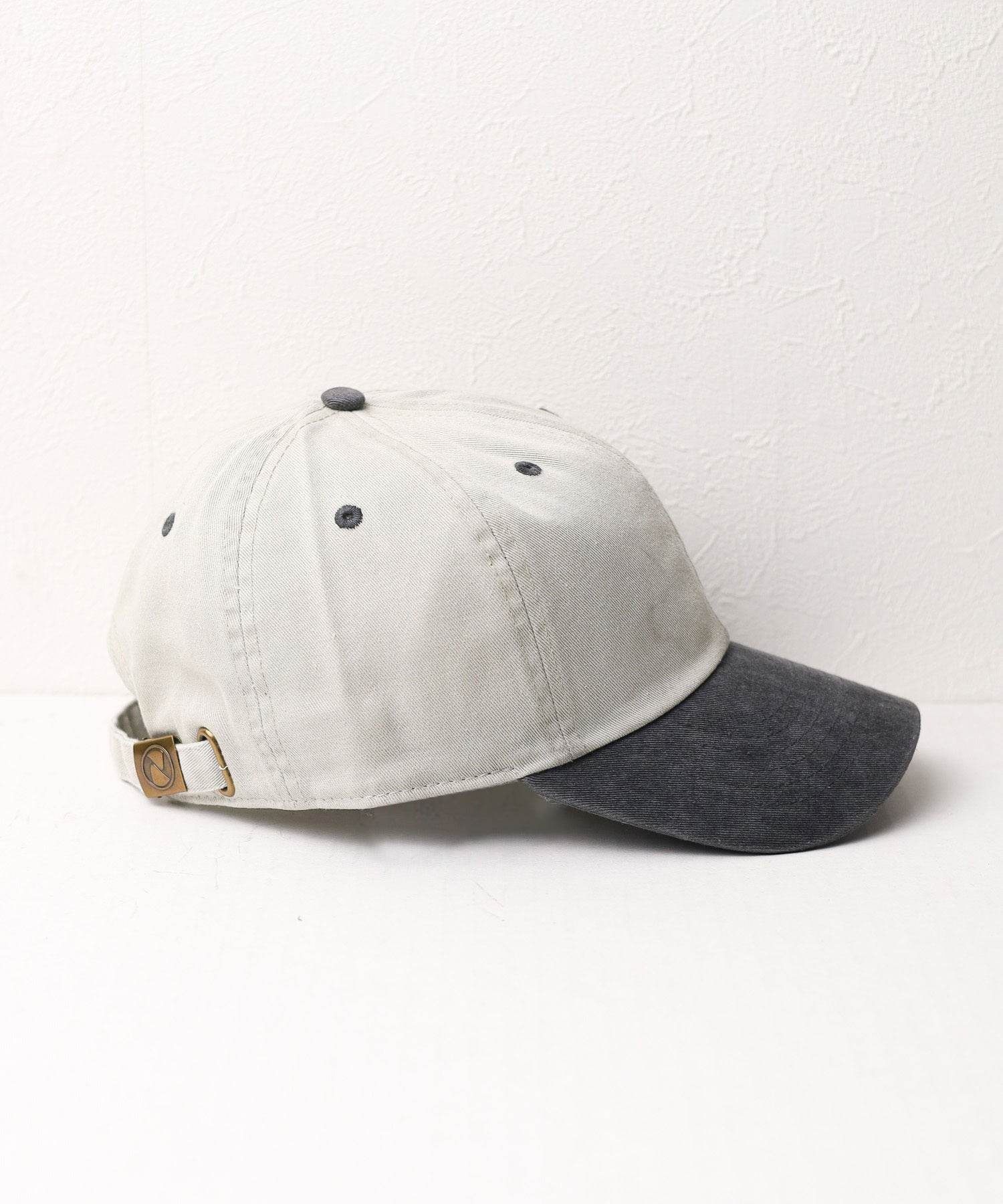 A.R.M.G. ar/mg 【W】【it】【1201】【newhattan】Baseball Low Cap pigment dyed two tone