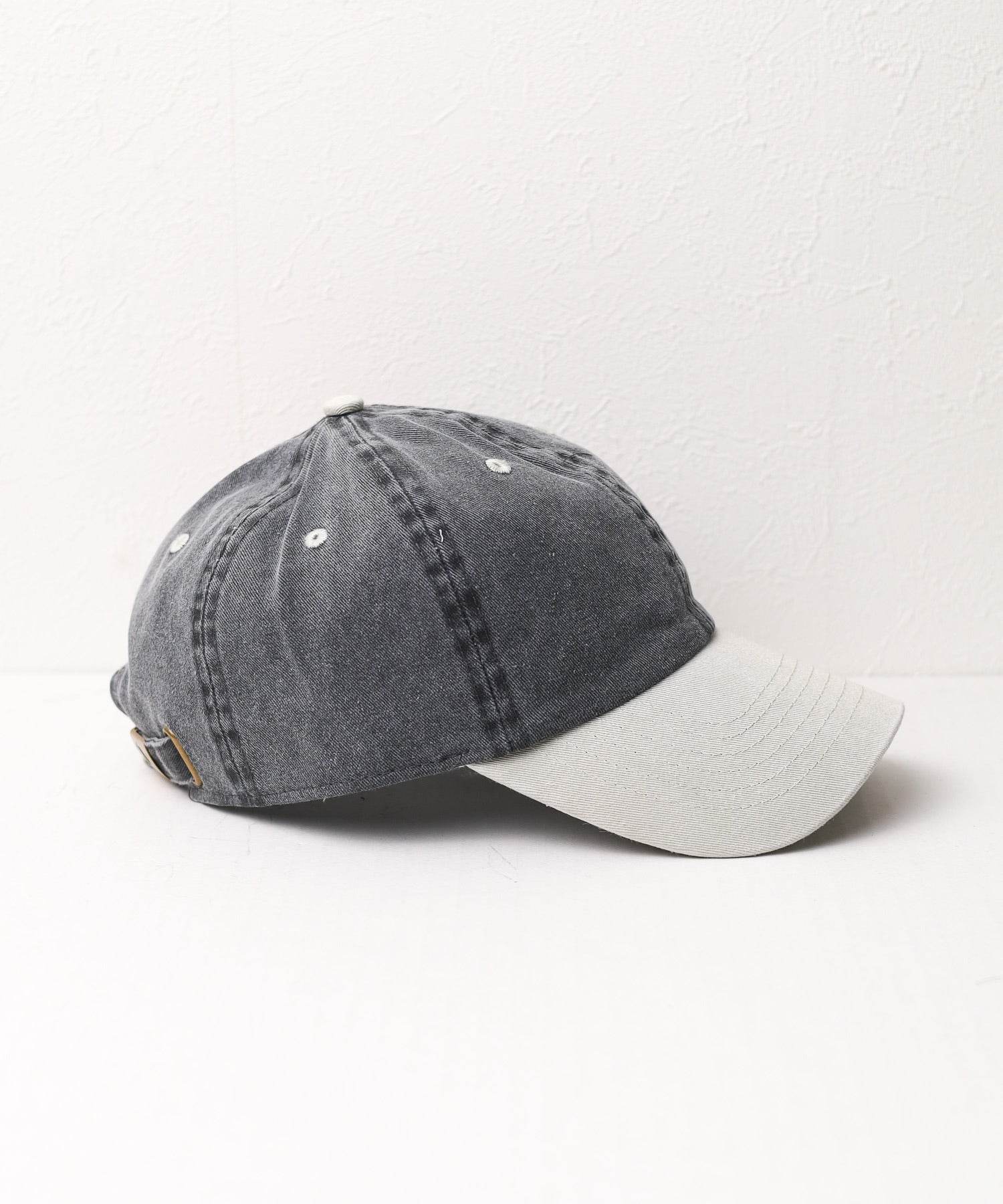 A.R.M.G. ar/mg 【W】【it】【1201】【newhattan】Baseball Low Cap pigment dyed two tone
