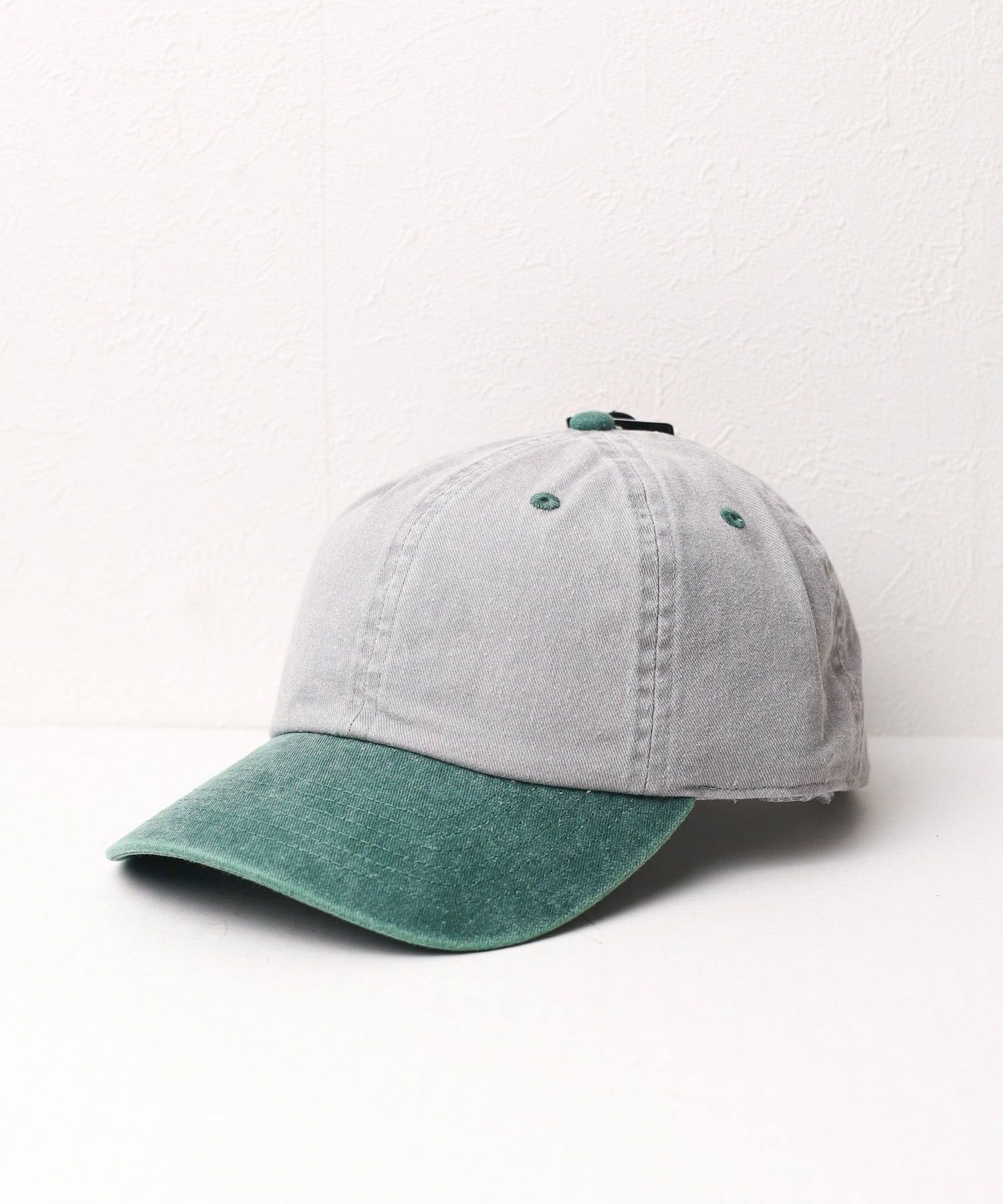 A.R.M.G. ar/mg 【W】【it】【1201】【newhattan】Baseball Low Cap pigment dyed two tone