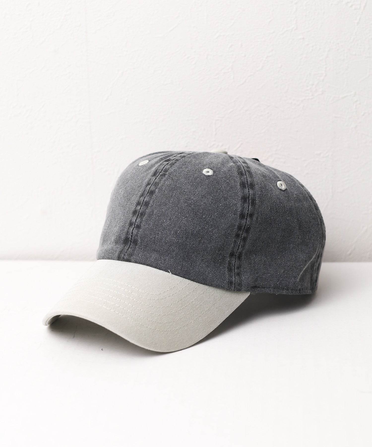 A.R.M.G. ar/mg 【W】【it】【1201】【newhattan】Baseball Low Cap pigment dyed two tone