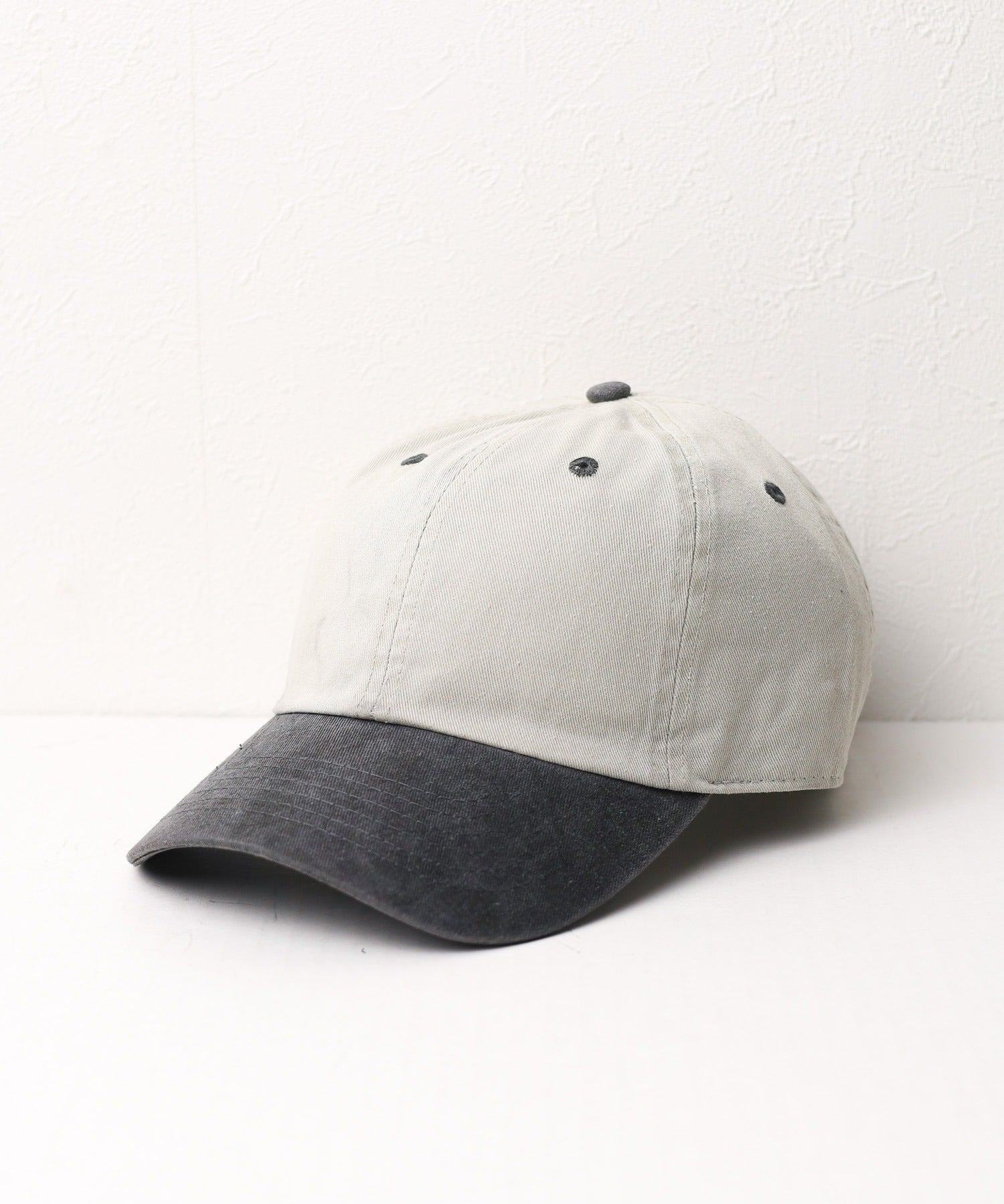 A.R.M.G. ar/mg 【W】【it】【1201】【newhattan】Baseball Low Cap pigment dyed two tone