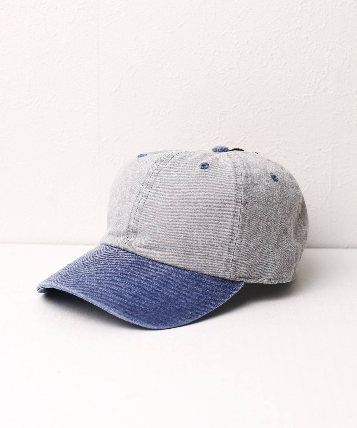 A.R.M.G. ar/mg 【W】【it】【1201】【newhattan】Baseball Low Cap pigment dyed two tone