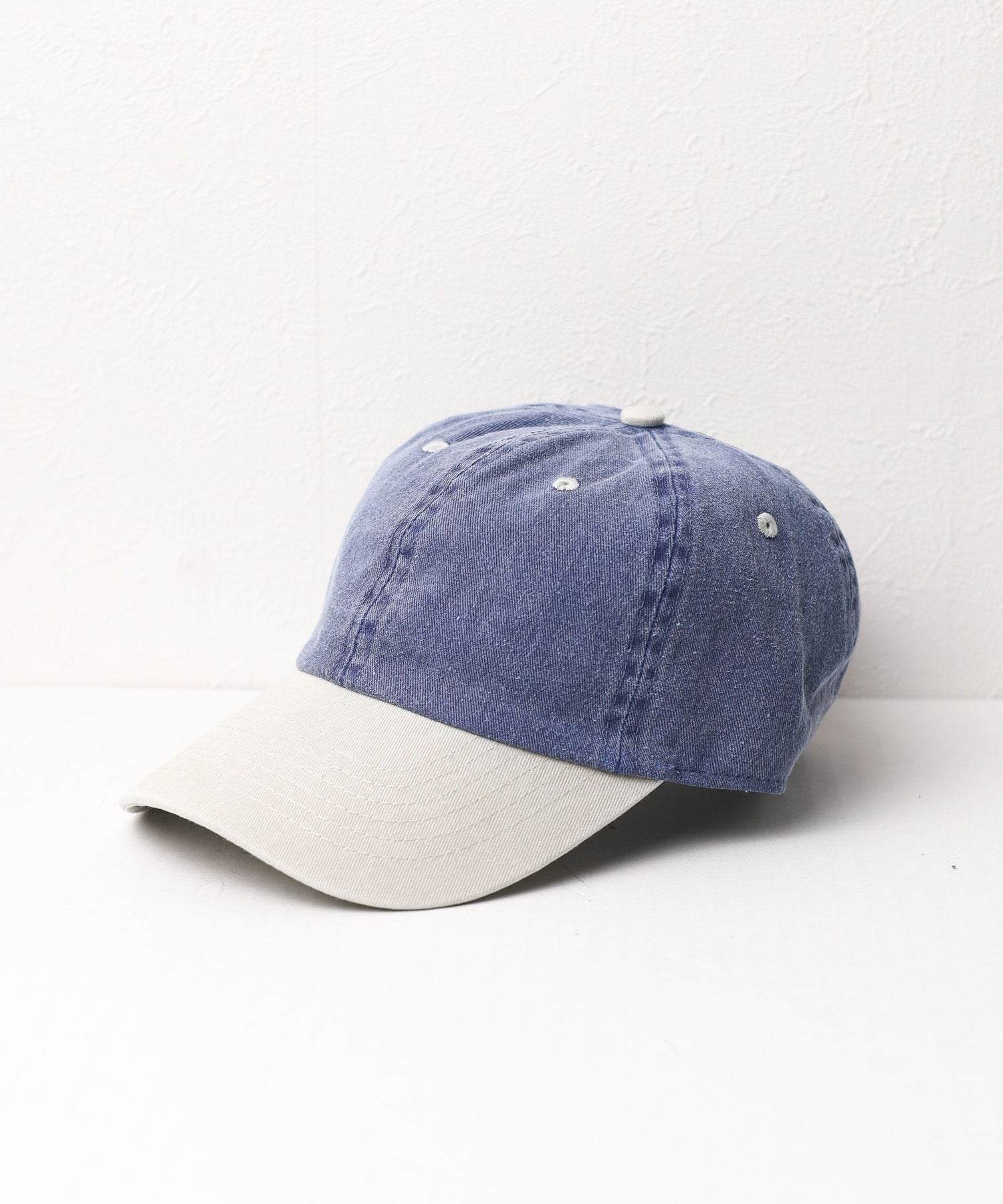 A.R.M.G. ar/mg 【W】【it】【1201】【newhattan】Baseball Low Cap pigment dyed two tone