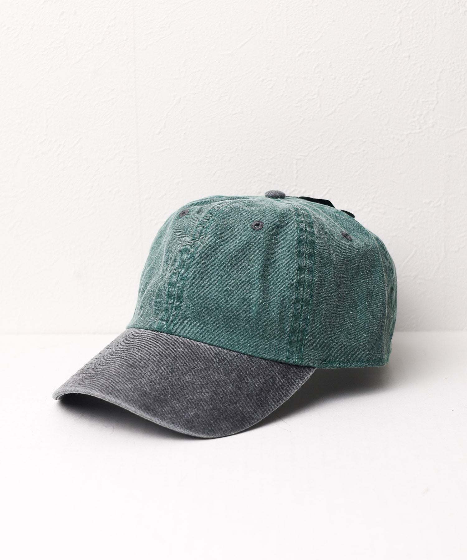 A.R.M.G. ar/mg 【W】【it】【1201】【newhattan】Baseball Low Cap pigment dyed two tone