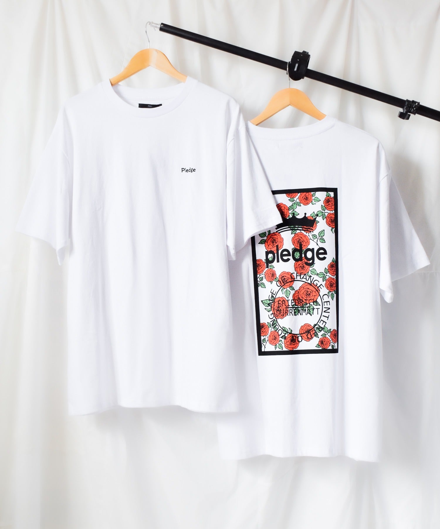 エーアールエムジー ar/mg 【Bl】【PC19011】【pledge】ビッグシルエット バックプリントTシャツ （ホワイト系その他6） ホワイト系その他6