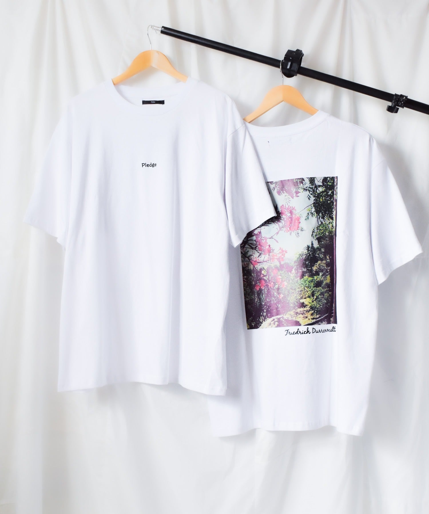 エーアールエムジー ar/mg 【Bl】【PC19011】【pledge】ビッグシルエット バックプリントTシャツ （ホワイト系その他6） ホワイト系その他6