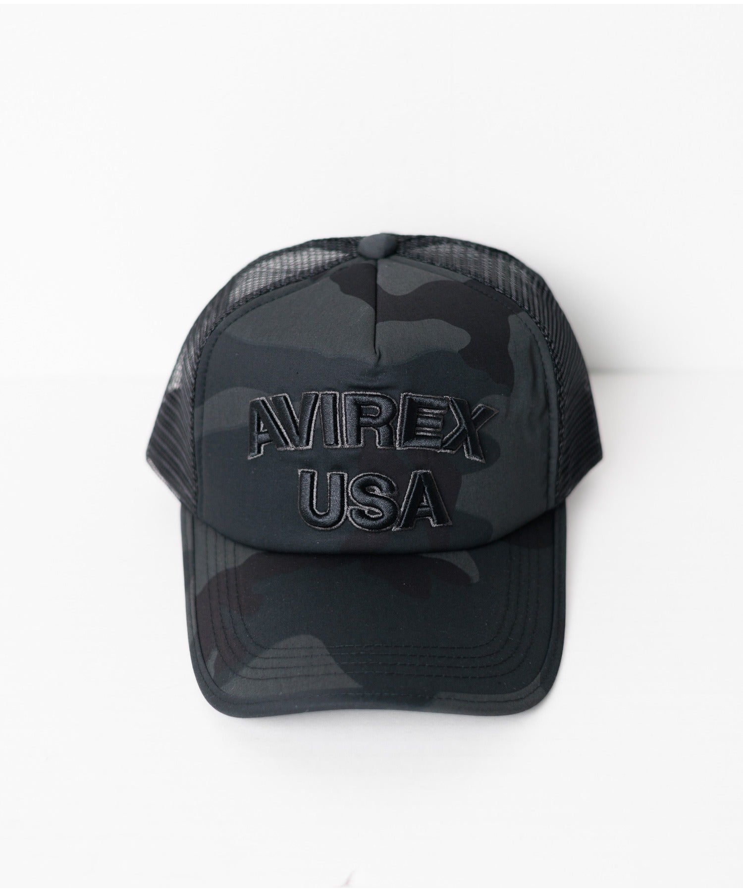 エーアールエムジー ar/mg 【AVIREX】LOGO MESH CAP