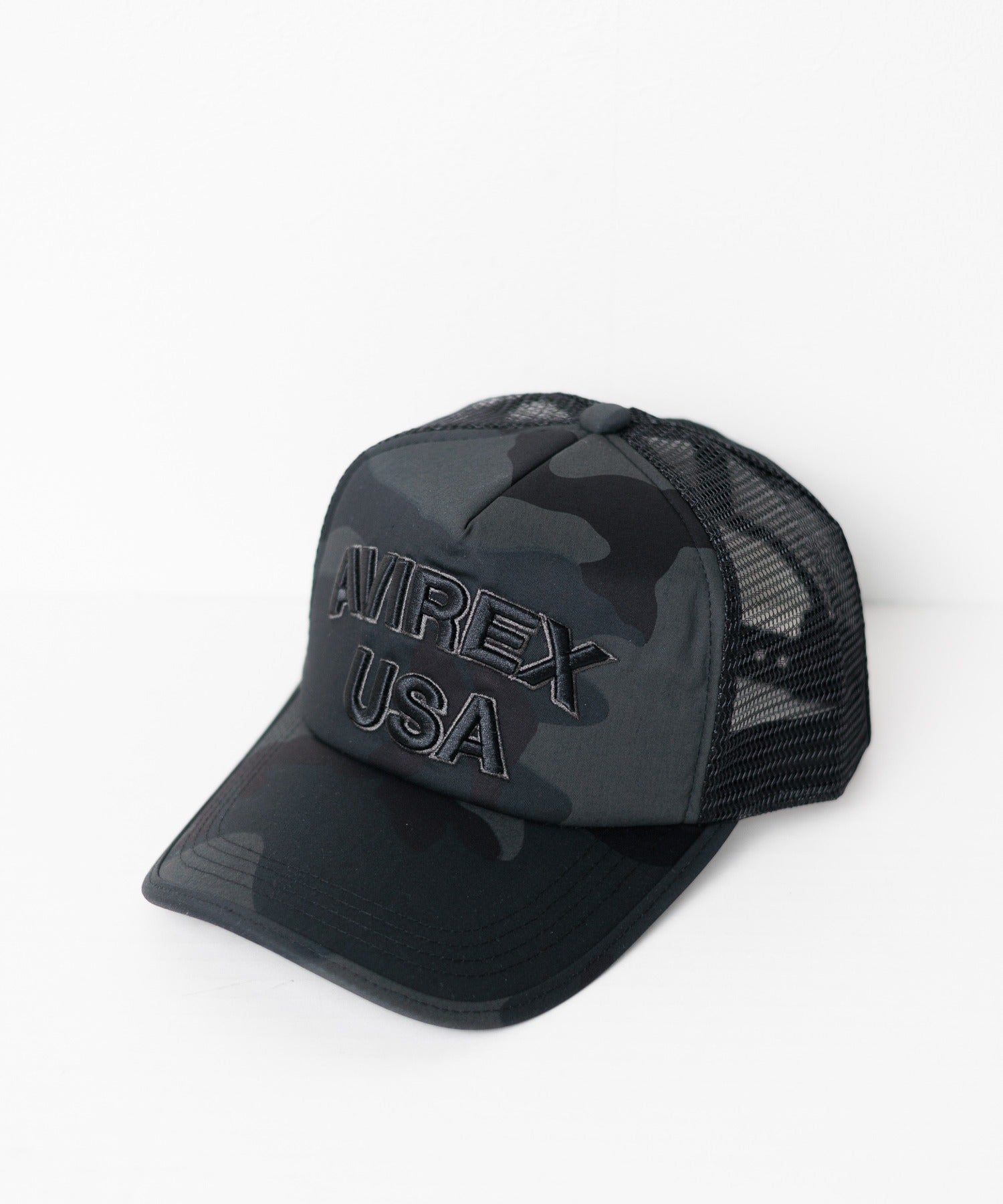 エーアールエムジー ar/mg 【AVIREX】LOGO MESH CAP