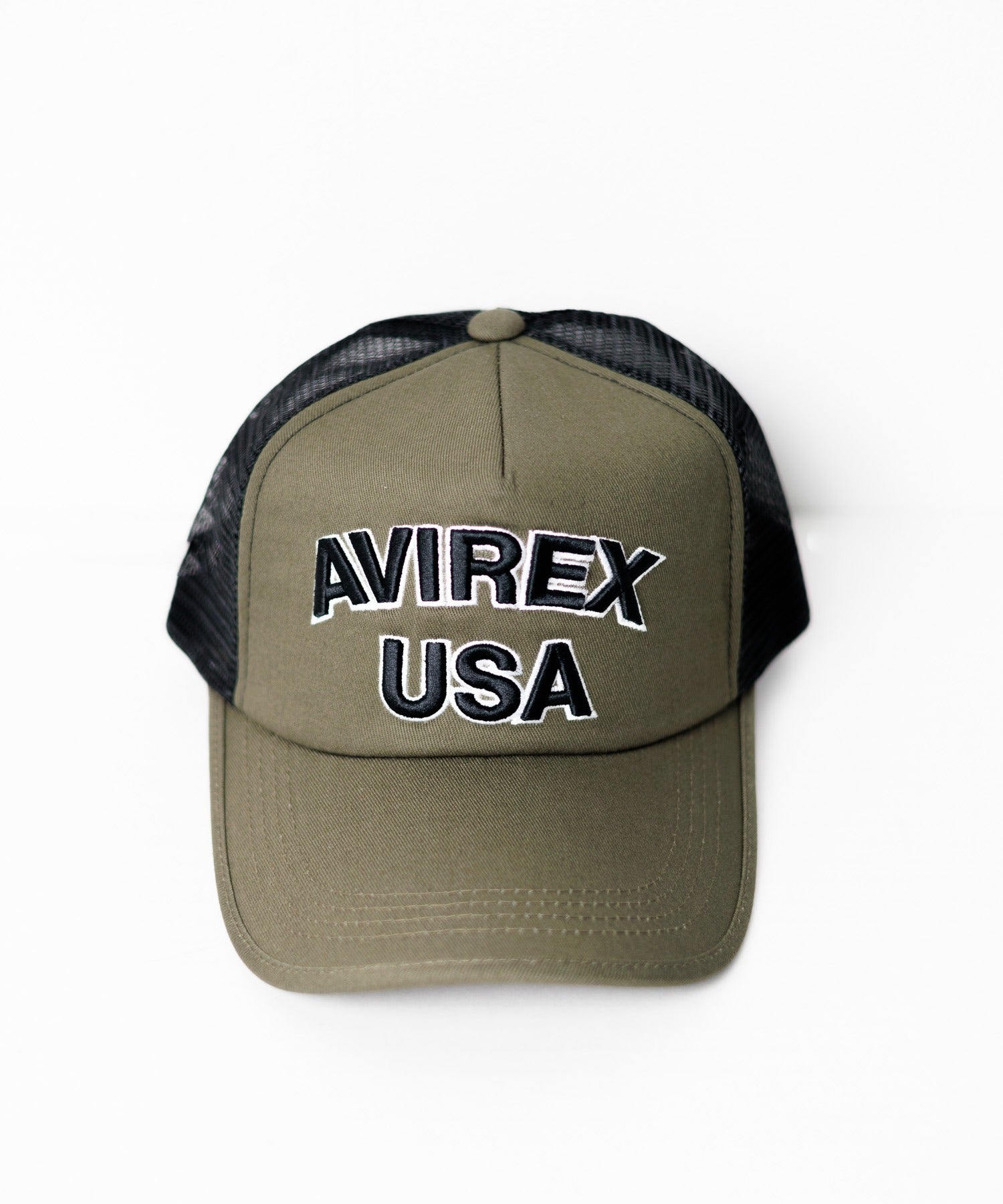 エーアールエムジー ar/mg 【AVIREX】LOGO MESH CAP