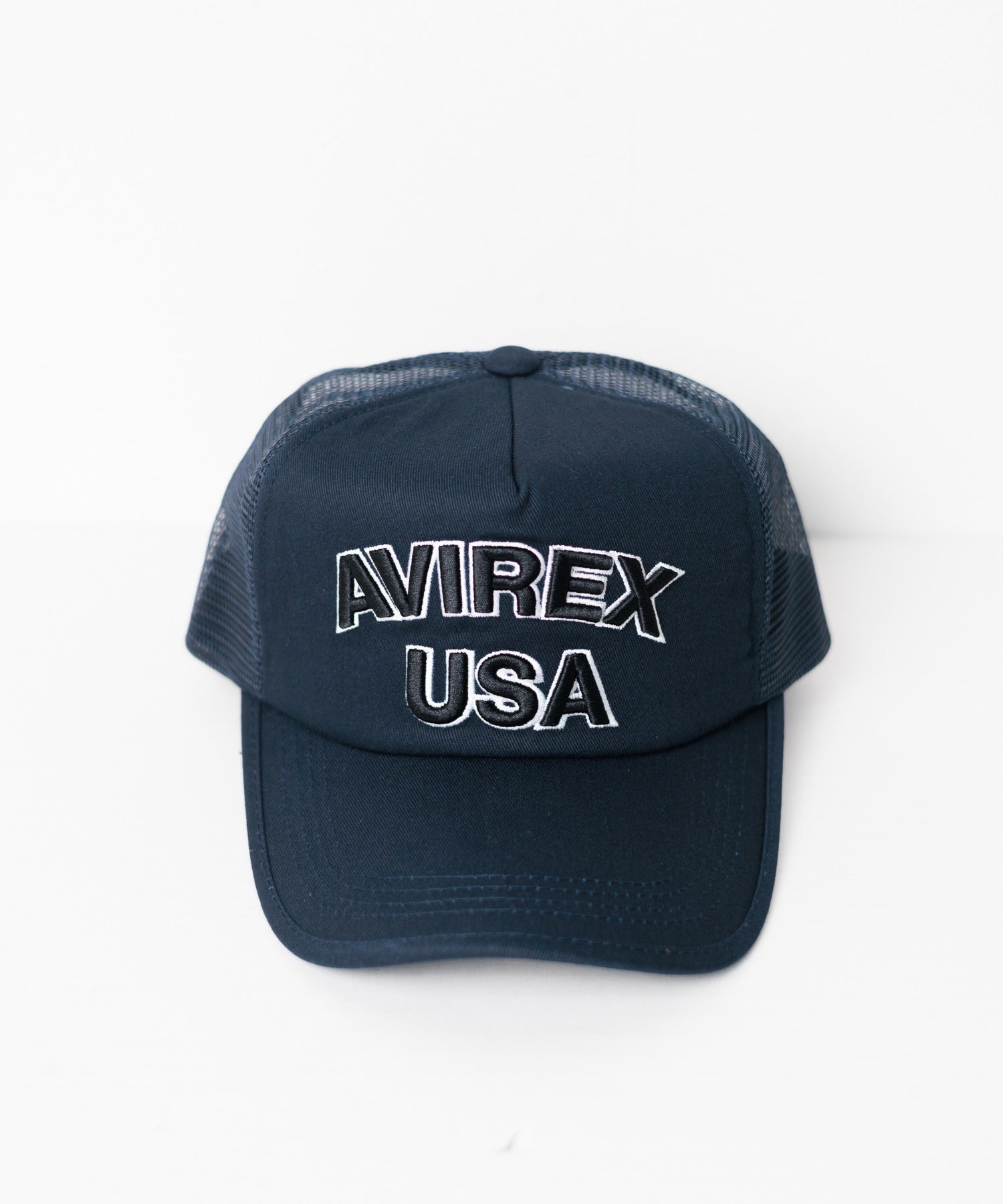 エーアールエムジー ar/mg 【AVIREX】LOGO MESH CAP