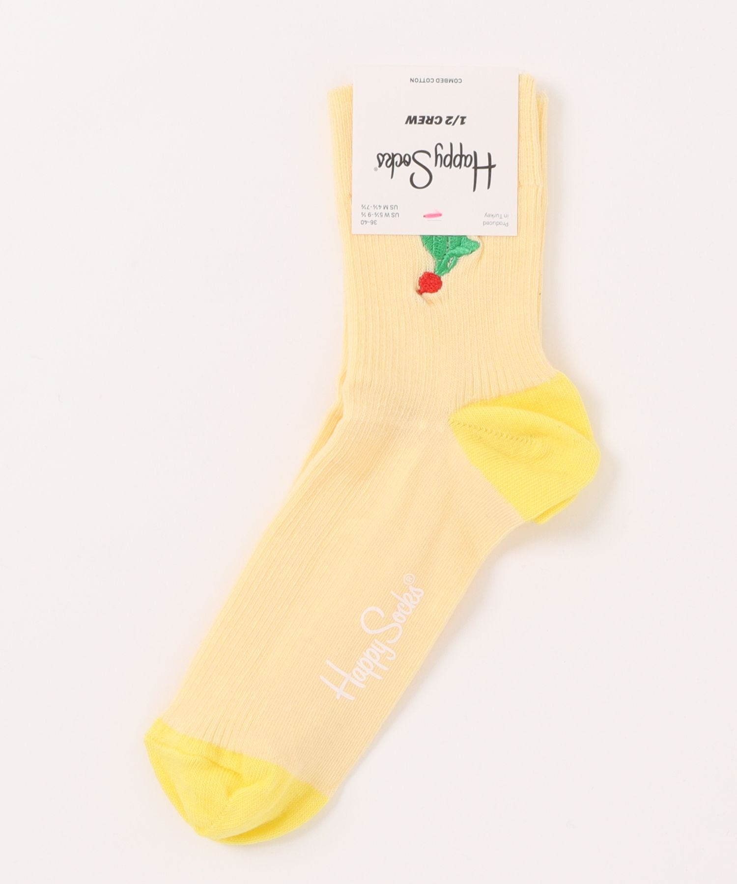 エーアールエムジー ar/mg 【HAPPY SOCKS】デザインソックス （イエロー系その他） イエロー系その他