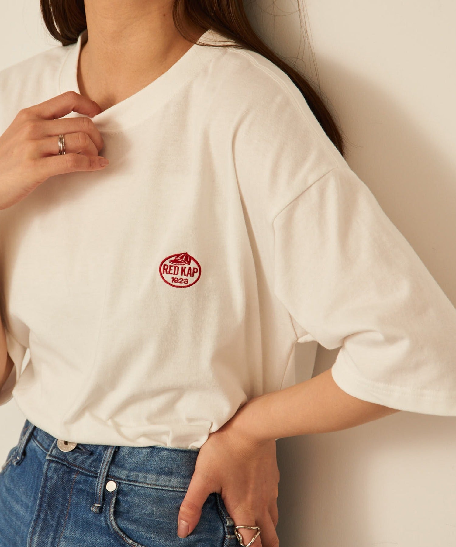 レッドキャップ REDKAP エンブレムTシャツ （ホワイト） ホワイト
