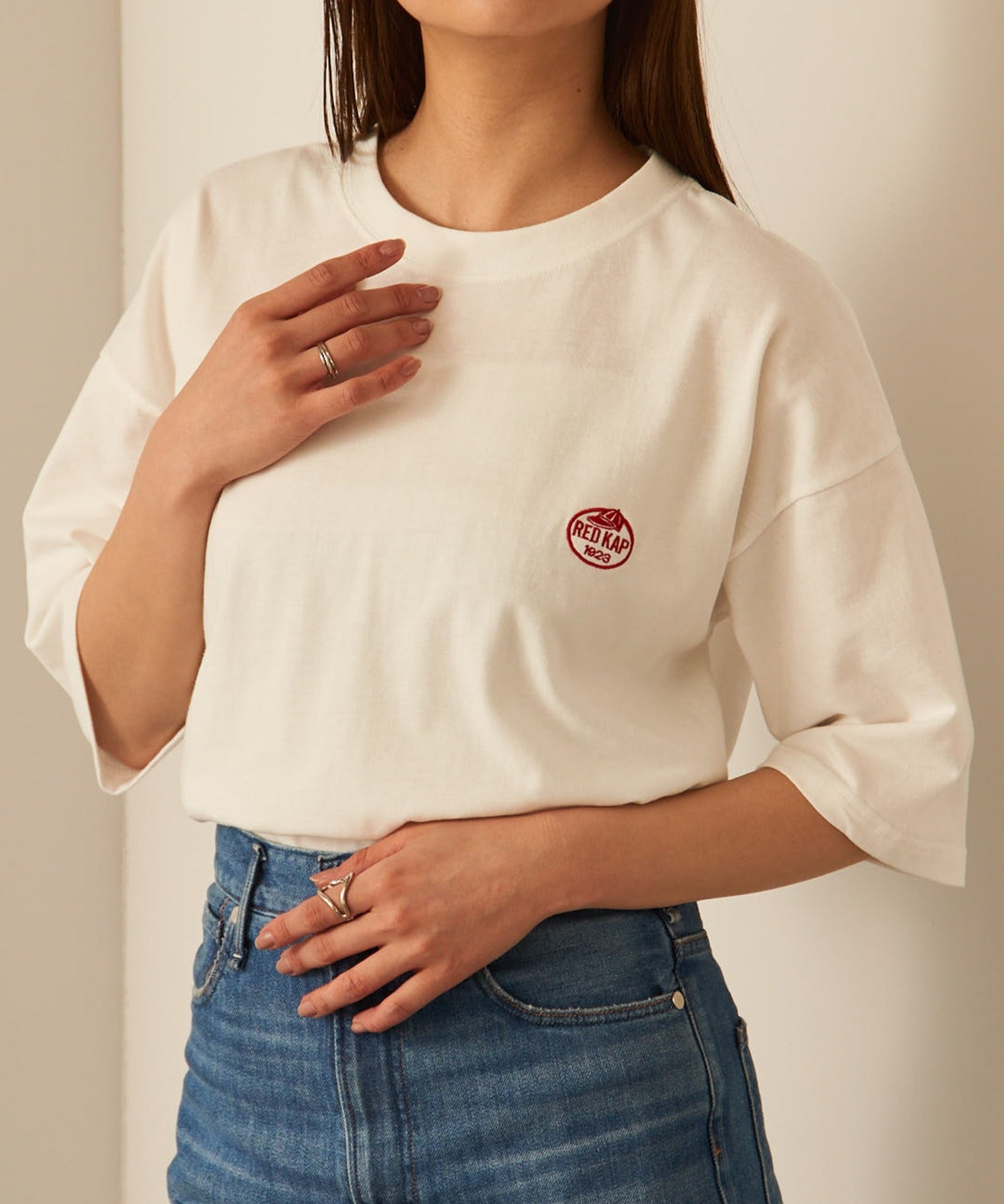 レッドキャップ REDKAP エンブレムTシャツ （ホワイト） ホワイト